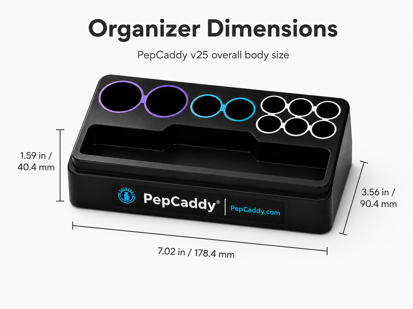 PepCaddy™ Vial Organizer